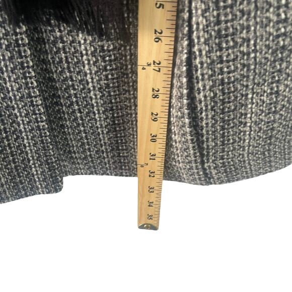 Dani Colby Vintage‎ 90s Plus Size 18W Tweed Button Up Trench Coat - Picture 8 of 10